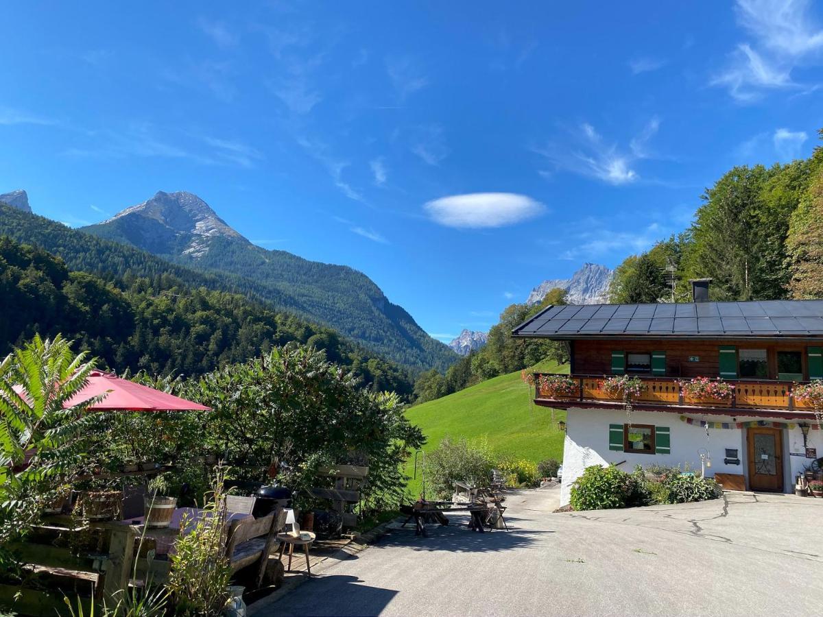 Alpenferienwohnungen Wiesenlehen Berchtesgaden Exterior foto