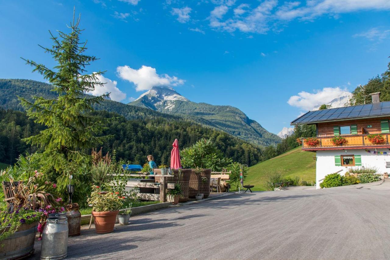 Alpenferienwohnungen Wiesenlehen Berchtesgaden Exterior foto